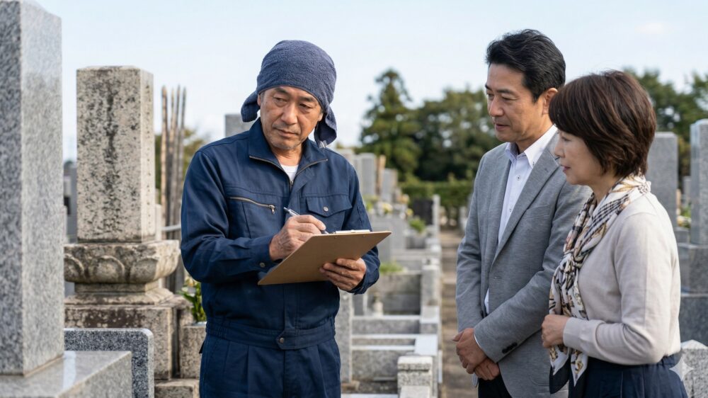 墓じまいは石材店に見積もりを依頼が第一歩