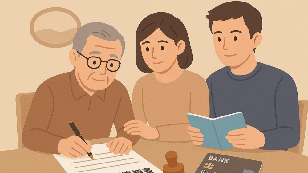 遺産分割協議書の書き方と預貯金引出しその１