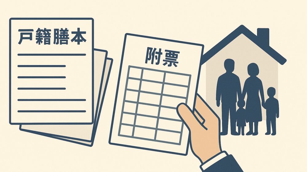 戸籍謄本と附票その１