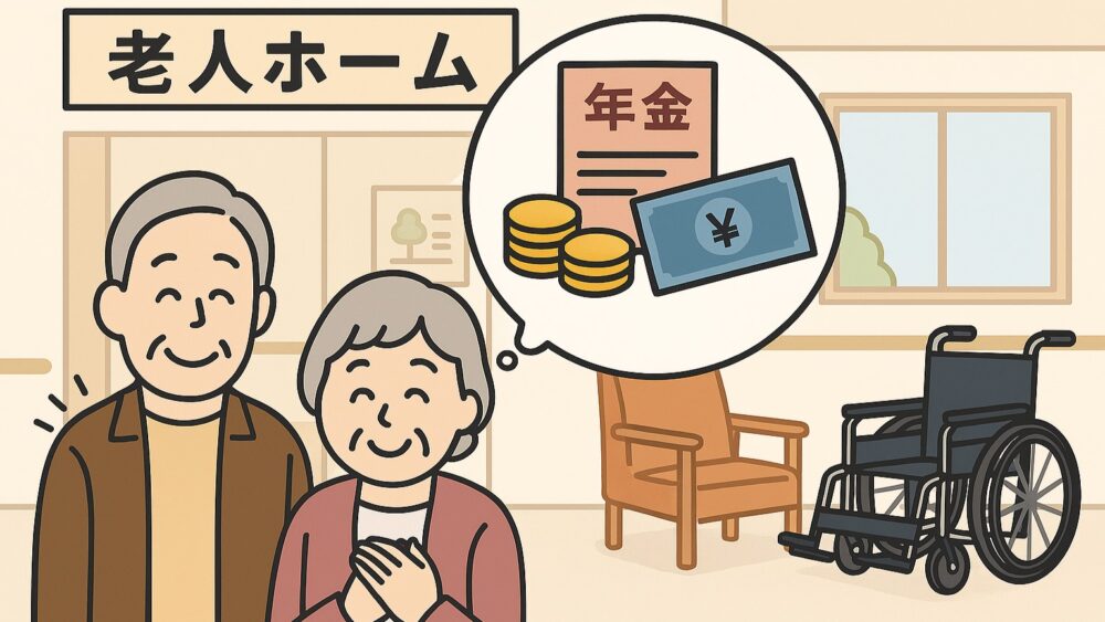 老人ホーム年金だけで足りない02