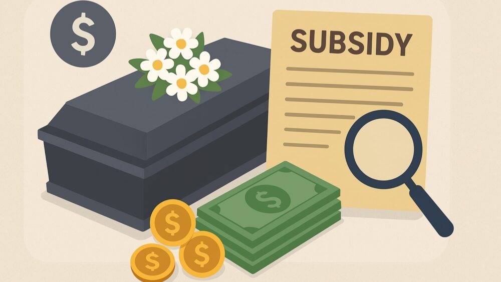 葬式費用補助金その2