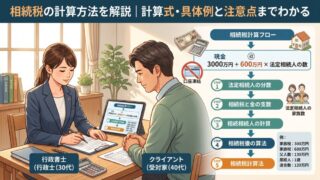 相続税の計算方法を解説｜計算式・具体例と注意点までわかる 